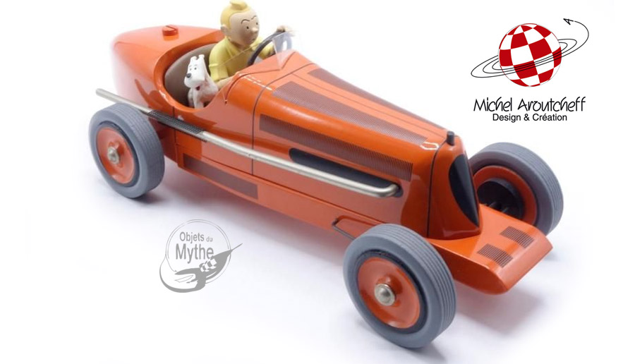 Amilcar tintin aroutcheff le bolide rouge objets du mythe