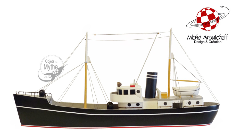 sirius aroutcheff tintin chalutier hergé cote prix estimation objets du mythe