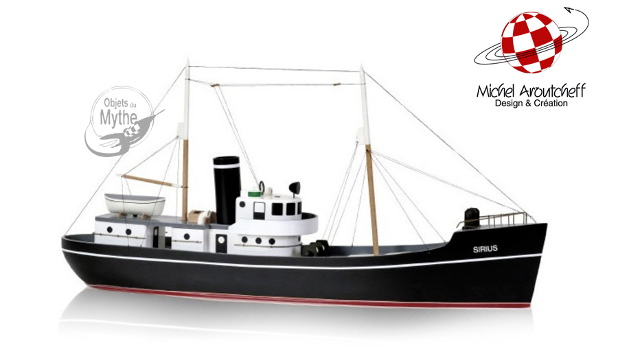 sirius aroutcheff tintin chalutier hergé cote prix estimation objets du mythe